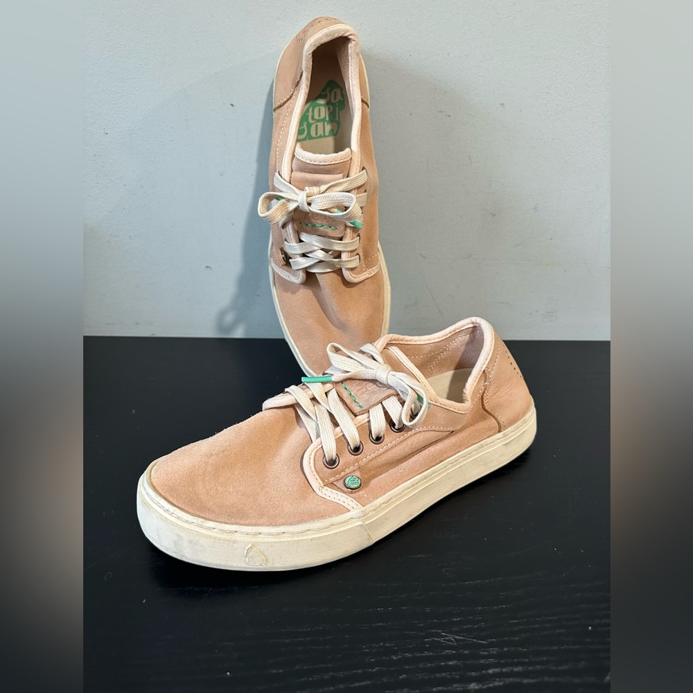 Satorisan Pink Suede Heisei Lace up Low Top Shoes EU 41 US 9.5